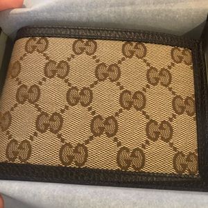 Gucci Men’s Original GG Wallet Beige/Brown NWT